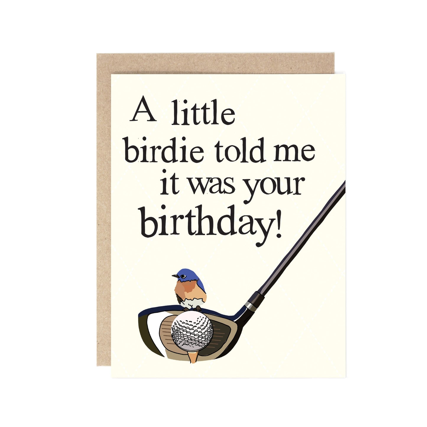 Greeting Card: A little birdie