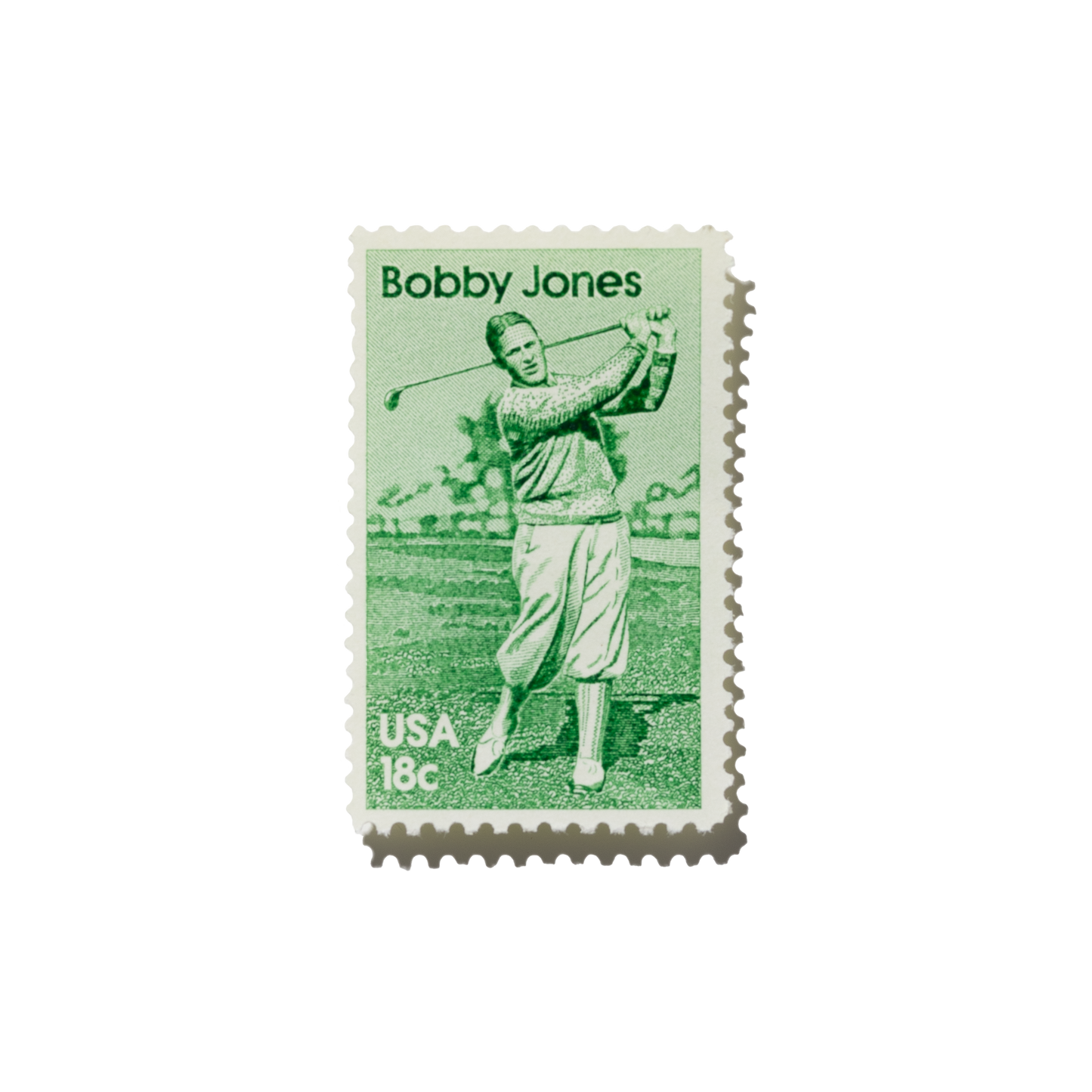 Bobby Jones Stamp (Green)