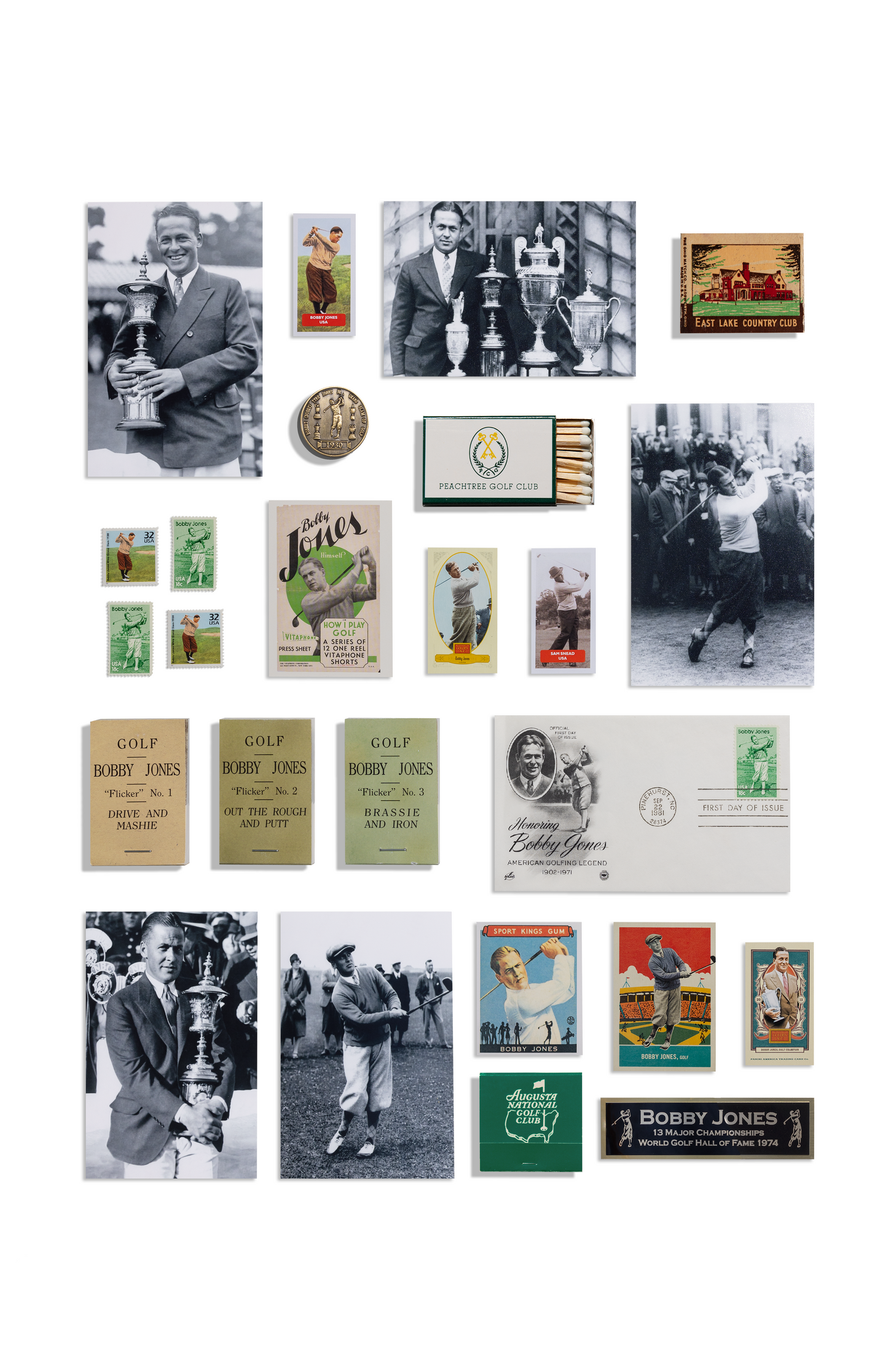 Bobby Jones Collage Poster