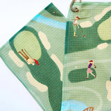 Golf Scene Towel | Match South x Claire Nilan