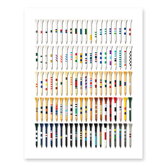 Stripe Show (100 Unique Wooden Tees)